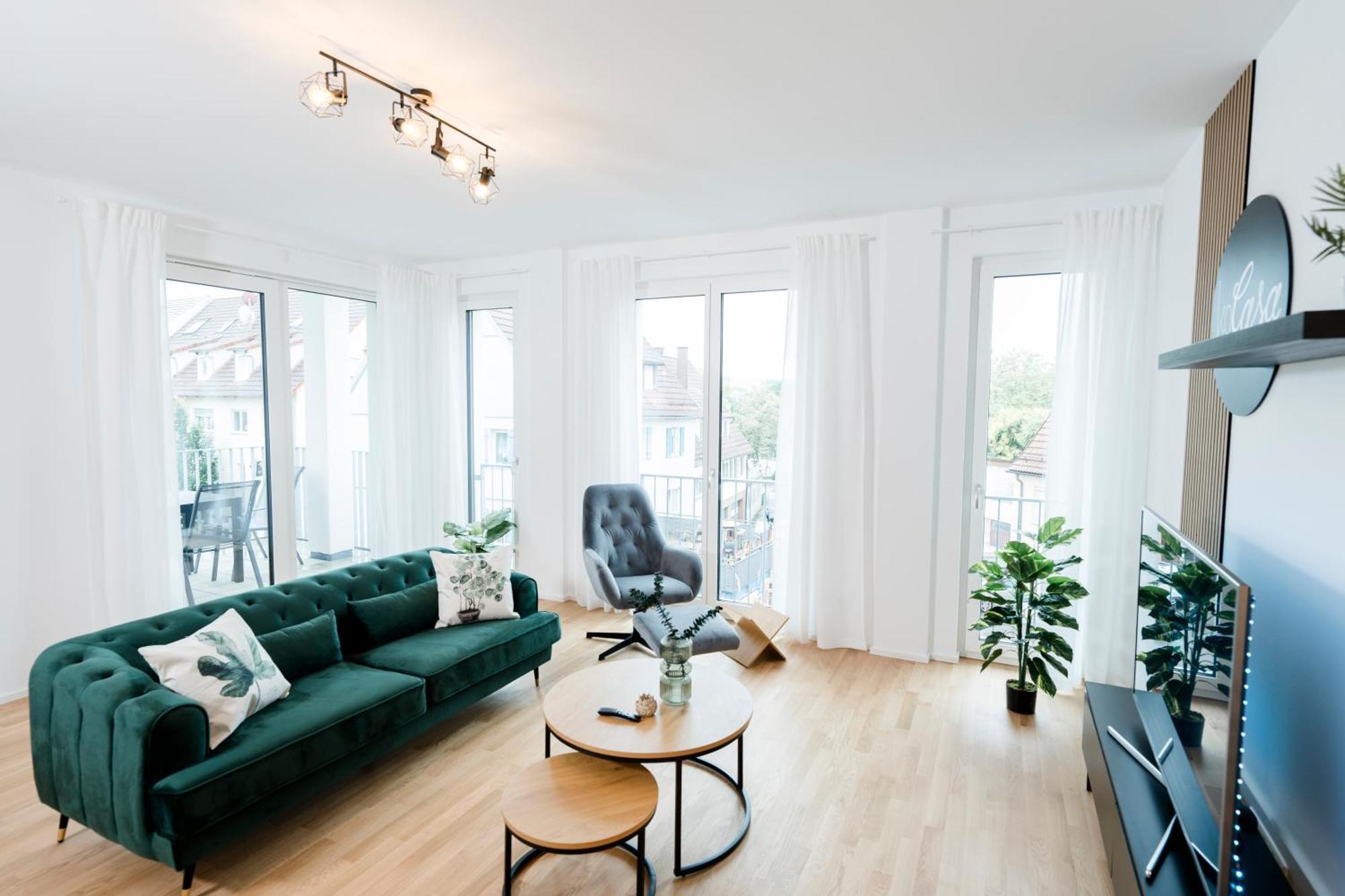 Kocasa-Apartments 02, Design, City-Center Boeblingen, Stellplatz, Balkon, Waipu-Tv Εξωτερικό φωτογραφία